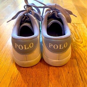 Girls Polo Faux-leather low top sneaker
